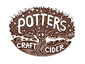 potters craft cider logo