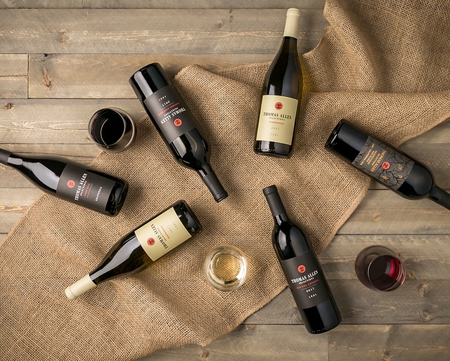 image of thomas allen wine bottles